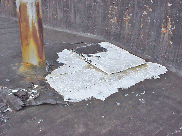 SORG_6-15-13_proj_booth_roof_hatch_vandalism_TEMP_REPAIR