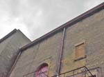 LEAK_SLIGHT_NORTH_CENTRAL_HOUSE_DOWNSPOUT_at_GUTTER
